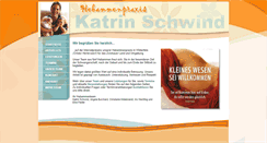 Desktop Screenshot of hebamme-zwickauer-land.de
